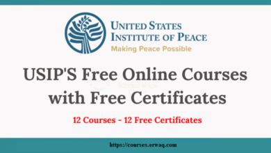 USIP Free Online Courses with Free Certificates