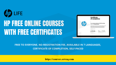 HP Free Online Courses (Free Certificates)